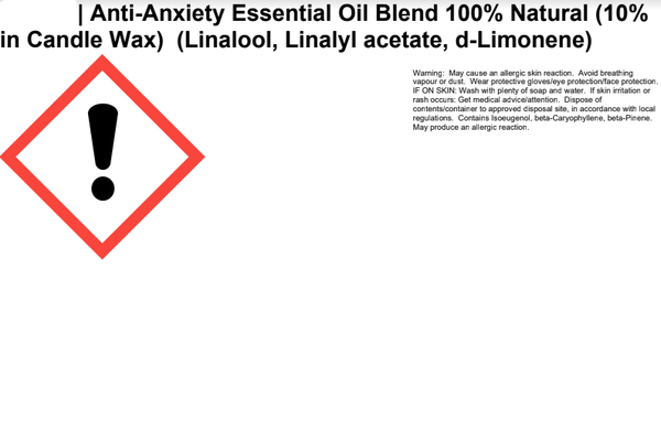 Anti Anxiety Essential Oil Candle 220g