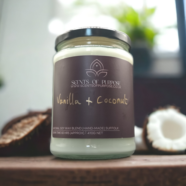 Vanilla & Coconut 410g Candle